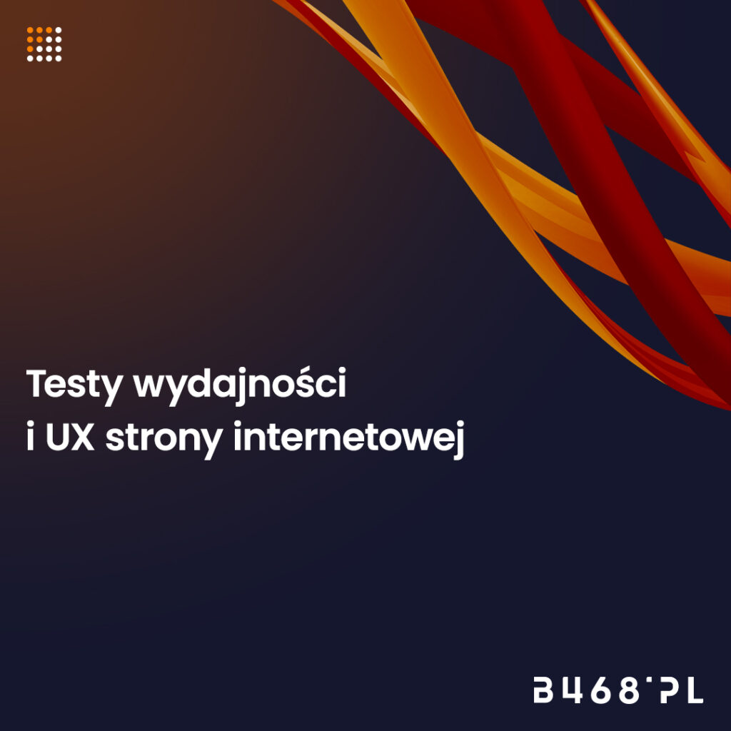 test wydajności UX strony internetowej